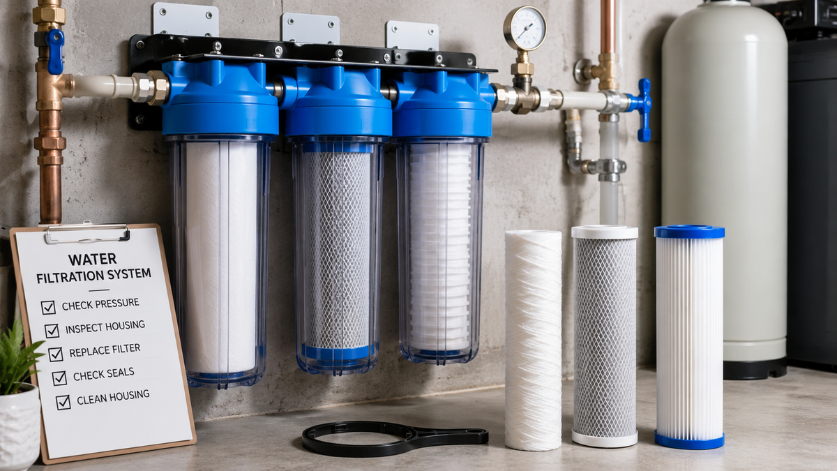 How to Maintain Your Home Water Filtration System
