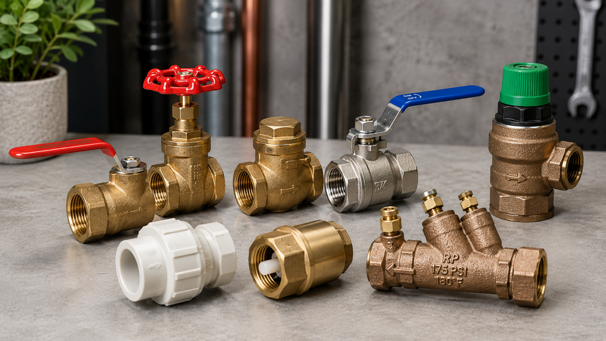 Understanding the Different Types of Plumbing Valves and Where They’re Used