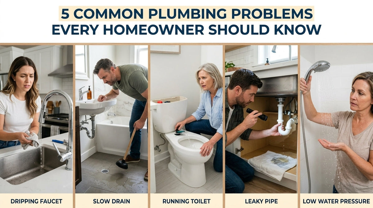 5 Common Plumbing Problems Every Homeowner Should Know