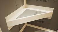 The Original Granite Bracket-The Original (18x18) Floating Corner Shower Bench Kit with Wedi Board-Transform Your Shower with Style. Shower Remodel, Shower Bench, DIY Shower Benches,