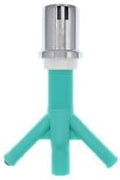IPW Industries Inc | Dual Air Gap for Dishwasher and Reverse Osmosis Systems - Compatible with AG200-005, T52-RO1 | Anti-Siphoning | Skirted Cap, 5/8" x 1/4" OD Inlets and 7/8" OD Outlet