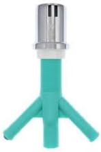 IPW Industries Inc | Dual Air Gap for Dishwasher and Reverse Osmosis Systems - Compatible with AG200-005, T52-RO1 | Anti-Siphoning | Skirted Cap, 5/8" x 1/4" OD Inlets and 7/8" OD Outlet