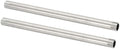 PATIKIL 304 Stainless Steel Pipe Fitting, 2 Pack 1/2" BSP Male x 1/2" BSP Male Threaded 12" Length Nipple Cast Pipe for Extending Piping, Silver