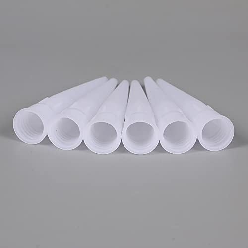 40 Pcs Silicone Tube Nozzles Caulk Finishing Nozzles Screw On Nozzles Plastic Caulk Nozzles Caulk Tip Covers Silicone Sealant Tube Tips