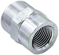1" NPTF Female x 1" NPTF Female Straight Hex Coupler/Coupling Hydraulic Pipe Thread Fitting