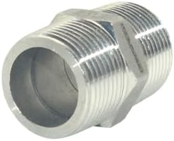 DAN SPEED Hex Nipple 3/4" Male 304 Stainless Steel threaded Pipe Fitting NPT (3/4 inch)