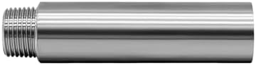 Stainless Steel Pipe Fitting 1/2" NPT Male x 1/2" NPT Female Thread Nipple Cast Pipe 4"（100mm) Length 2PCS