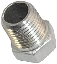 1/4" Male NPT to 1/8" Female NPT Female Reducing/Reducer Bushing Pipe Fitting,Adapter,Stainless Steel SS 304 Hex Bushing (1/4" Male to 1/8" Female)