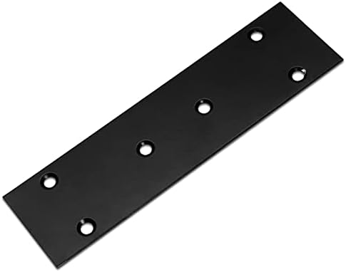 Bonsicoky 4Pcs Flat Straight Brace Brackets, 6.7 x 1.9 / 169 x 48mm