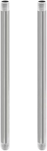 GeilSpace 1/2" x 36" 304 Stainless Steel Nipple Pipe Fitting, NPT Threaded