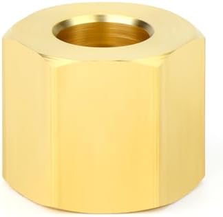 GASHER 30PCS Brass 1/8" Compression Fitting, Brass Compression Nut