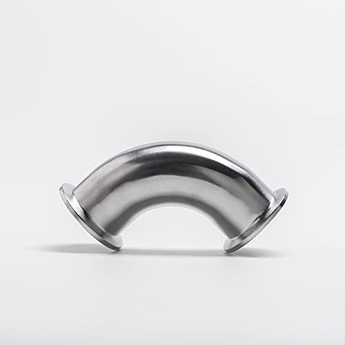 Beduan Elbow 90 Degree 3" Tube OD Stainless Steel 3" Tri Clamp Sanitary Pipe Fitting (Ferrule OD 91mm)