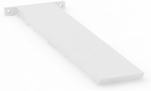 IRONSUPPORTS.COM Iron Supports Hidden Island Countertop Support Bracket - Heavy Duty Brackets for Granite Countertops Steel Kitchen (White 16 Inch)