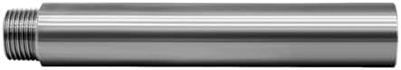Stainless Steel Pipe Fitting 3/8" NPT Male x 3/8" NPT Female Thread Nipple Cast Pipe 6"（150mm) Length 2PCS