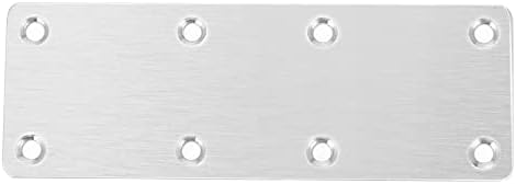 20 Pack 5-1/2 x 2 Inch Flat Mending Plates, Stainless Steel Flat Straight Brace Repair Fixing Brackets with Screws, Mending Joining Plates for Furniture Repairing, 1.9 mm Thickness