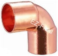 (1) EZ-FLUID Plumbing 2" C X C LF Short Radius Copper 90 Degree Elbow Pressure Copper Fitting with Sweat Solder Connection for Residential,Commercial.
