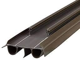 KS Hardware Double Bubble Kerf Door Sweep 35-3/4 Inches Wide, Energy Efficient Vinyl Seal for Exterior Doors, Easy Installation, Weatherproof Design, Keeps Drafts, Dust and Insects Out