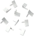 InstaTrim End Caps - 10 White 1/2" Wide Trim End Cap Pieces - Trim for Corners - Paintable