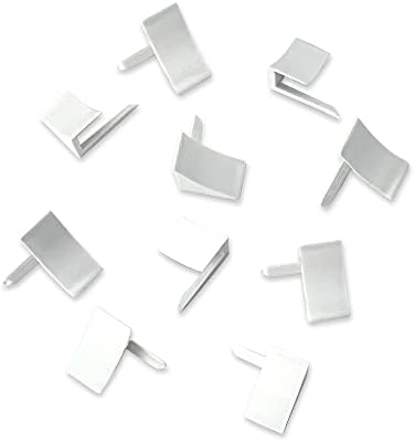 InstaTrim End Caps - 10 White 1/2" Wide Trim End Cap Pieces - Trim for Corners - Paintable