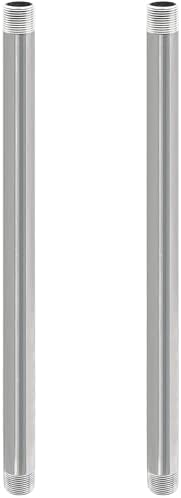 GeilSpace 3/4" x 18" 304 Stainless Steel Nipple Pipe Fitting, NPT Threaded