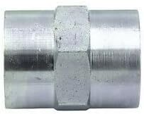 1/4" NPTF Female x 1/8" NPTF Female Straight Hex Coupler/Coupling Hydraulic Pipe Thread Fitting
