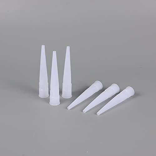 40 Pcs Silicone Tube Nozzles Caulk Finishing Nozzles Screw On Nozzles Plastic Caulk Nozzles Caulk Tip Covers Silicone Sealant Tube Tips