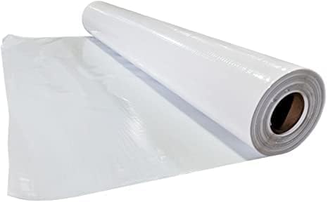 Whitecap Premium Reinforced Vapor Barrier - 12 Mil - (4' x 200') - Tear Resistant, Heavy Duty Vapor Barrier, Dura Skrim Moisture Barrier Plastic Sheeting for Crawlspace, Garden, Greenhouses