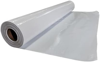 Whitecap Premium Reinforced Vapor Barrier - 12 Mil - (4' x 200') - Tear Resistant, Heavy Duty Vapor Barrier, Dura Skrim Moisture Barrier Plastic Sheeting for Crawlspace, Garden, Greenhouses