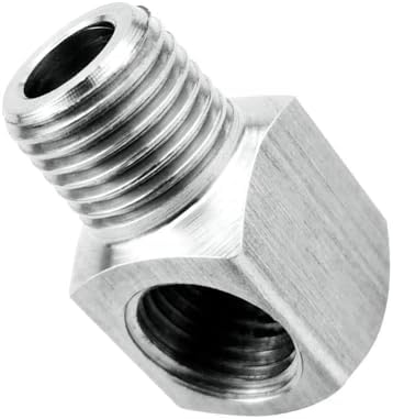 Beduan 304SS 90 Degree Barstock Street Elbow 1/4 Male x 1/4 Female NPT 2PCS