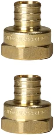 2 Pack XFITTING 3/4 inch Pex x 3/4 inch Female NPT Adapter, 3/4" Pex FNPT