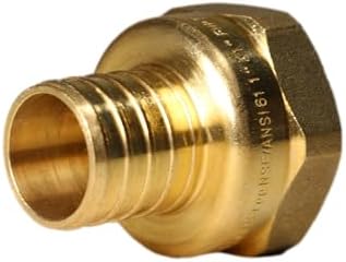 5 Pack XFITTING 1 inch Pex x 1 inch Female NPT Adapter, 1" Pex FNPT Adapter