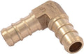 SharkBite 3/8 Inch Crimp 90 Degree Elbow, Brass Plumbing Fitting, PEX Pipe, PE-RT, UC246LFA