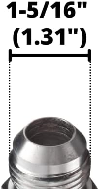 1" JIC 37 Male x 1" NPTF Male Pipe Steel Adapter Flared Tube Fitting Pipe Connector 2404-16-16
