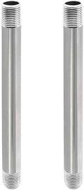 GeilSpace 1/2" x 10" 304 Stainless Steel Nipple Pipe Fitting, NPT Threaded
