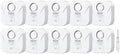Geevon 10 Pack Water Leak Detectors for Home with Low Battery Alerts
