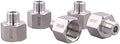 Forged Reducer Adapter Fitting - Stainless Steel 304 Reducing Pipe Connector, 3/4" NPT Female x 3/8" NPT Male (pack of 5)