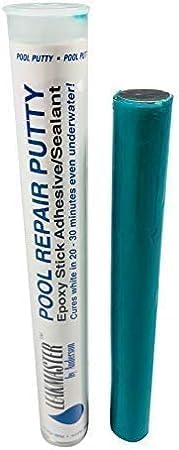 Pool Leak Detection Dye Kit for Leakmaster Anderson Manufacturing - DIY Swimming Pool Leak Detector w/ Pool Dye Syringe, Yellow Dye Refill Bottle & White Cure Pool Putty -Pool Repair Kit (Bundle of 3)