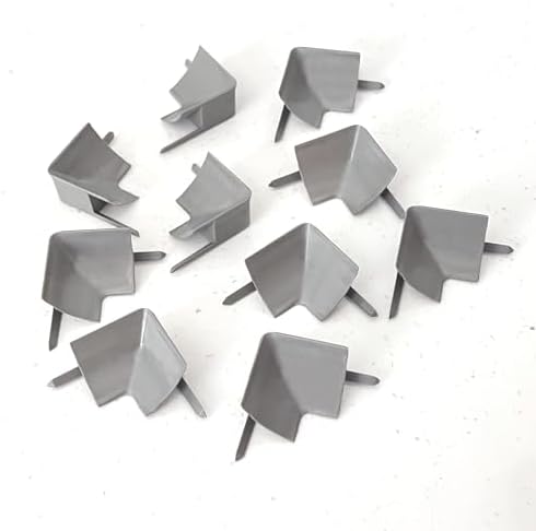 InstaTrim Inside Corners - 10 Gray 1/2" Wide Trim Inside Corner Pieces - Trim for Inside Corners - Paintable