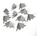 InstaTrim Inside Corners - 10 Gray 1/2" Wide Trim Inside Corner Pieces - Trim for Inside Corners - Paintable