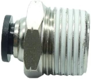 CDQBWQDJT 5 Pcs Pneumation Fitting 5/16" Tube OD Push To Connect X 1/2 NPT Pipe Male Connector