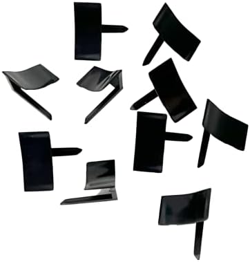 InstaTrim End Caps - 10 Black 3/4" Wide Caulk Strip End Cap Pieces - Trim for Corners - Paintable