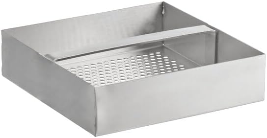 Floor Drain Strainer, 7 3/4 Inches, 2 Inches Depth, Stainless Steel, with Handle