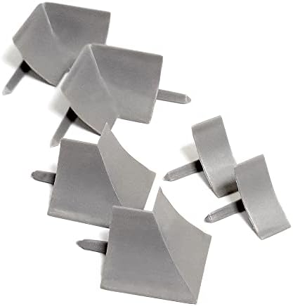 InstaTrim Corner & End Caps - Six Gray 3/4" Wide Caulk Strip Corner and End Pieces - Finishing Caps for Corners & Exposed Ends - Paintable