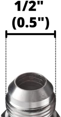 5/16" JIC 37 Male x 3/8" NPTF Male Pipe Steel Adapter Flared Tube Fitting Pipe Connector 2404-05-06