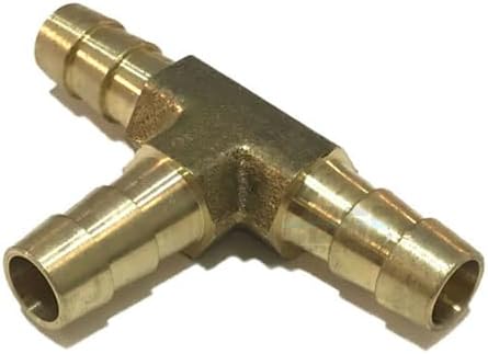 3/16" Brass Hose Mender Tee Barb Union/Connector 3-Way Fitting | 179-0303C