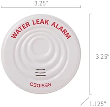 Resideo RWD21 Reusable Water Leak Alarm,White