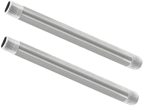 GeilSpace 3/4" x 12" 304 Stainless Steel Nipple Pipe Fitting, NPT Threaded