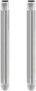 GeilSpace 3/4" x 12" 304 Stainless Steel Nipple Pipe Fitting, NPT Threaded