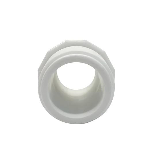 YSIL 10PCS 1 Inch PVC Nipple Male to Male Coupling Adapter Pipe Fittings 1" X 1" for Thread Pluming PIPE Connection