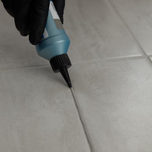 Mapei UltraCare Grout Refresh, Universal Grout Colorant & Sealer, 8 oz Bottle – Easy Grout Restoration & Protection, 5104 Timberwolf